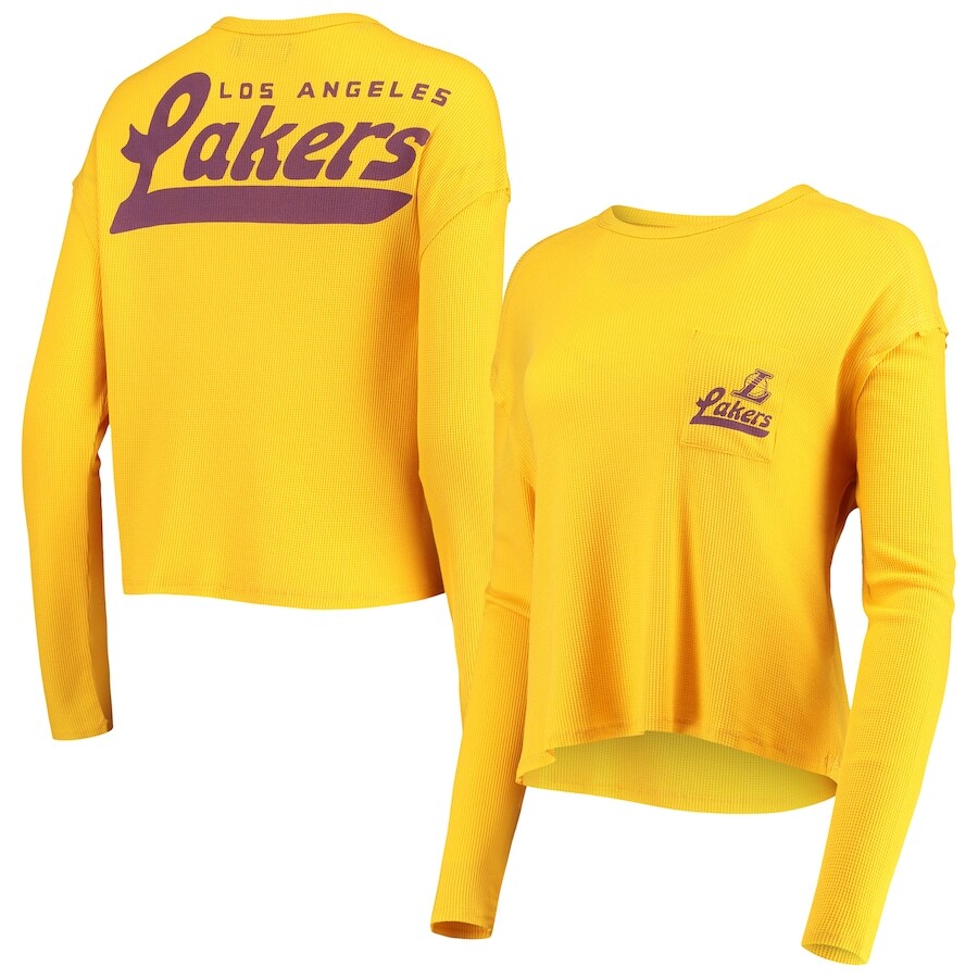 

Футболка с длинным рукавом Junk Food Los Angeles Lakers, золотой
