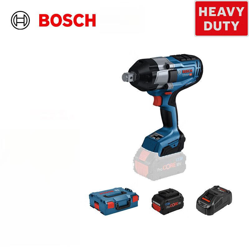 Шуруповерт Bosch GDS 18V-1050H + аккумулятор, зарядное устройство, ящик для инструментов