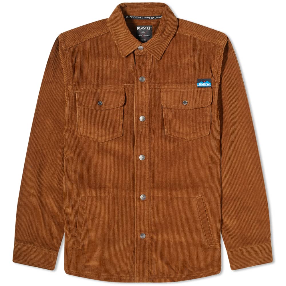 цена Вельветовая куртка-рубашка Kavu Petos, бронзовый коричневый