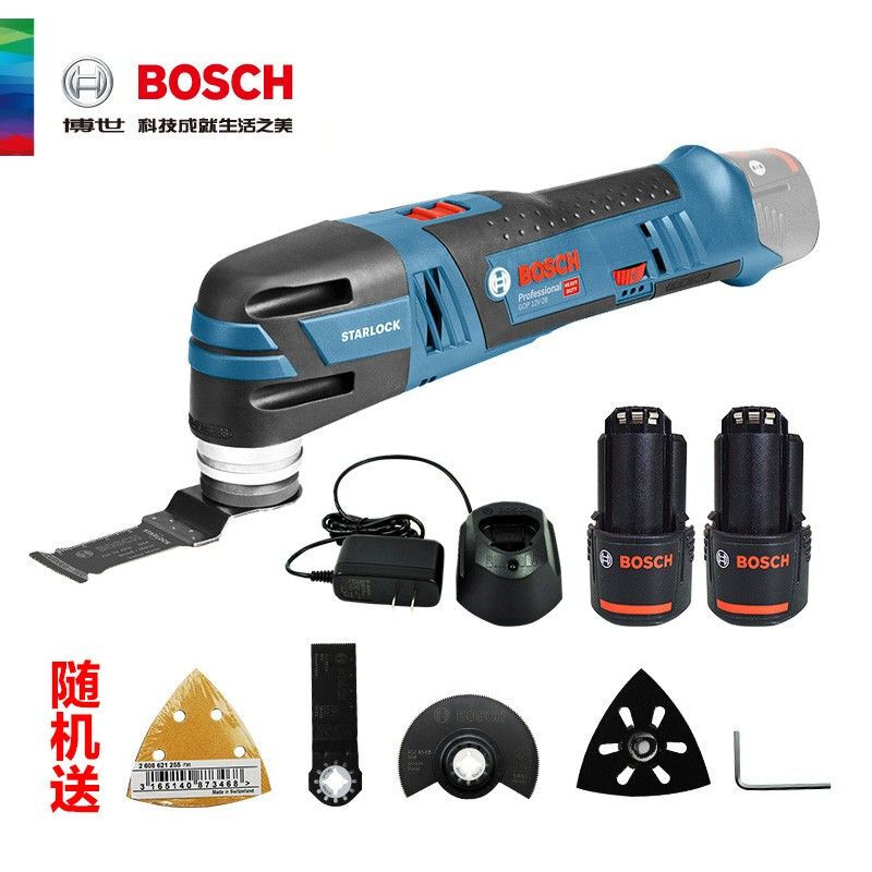 Шлифовальный станок Bosch GOP12V-28 + два аккумулятора, зарядное устройство