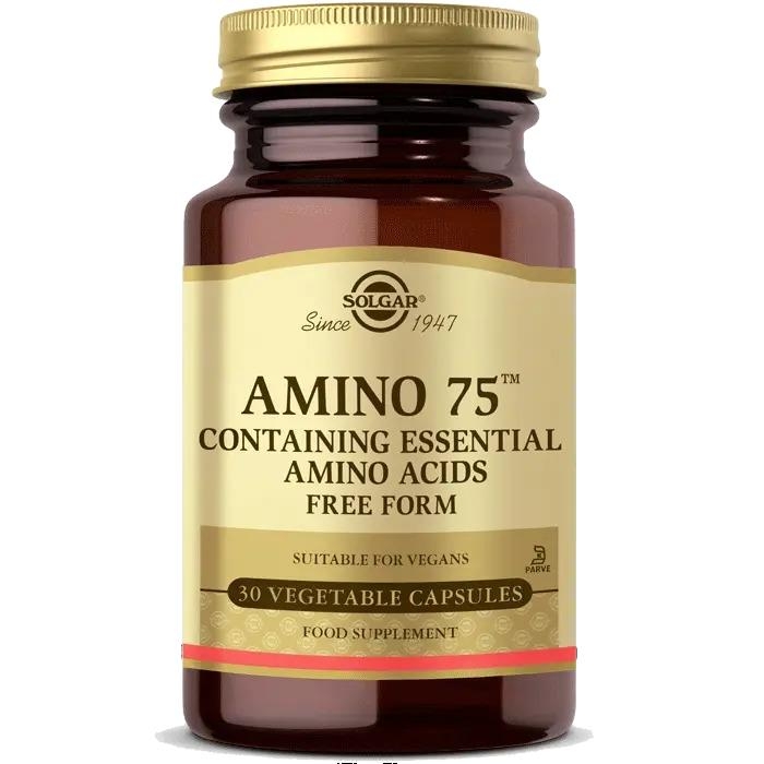 Solgar Amino75 (комплекс незаменимых аминокислот) 30 капсул