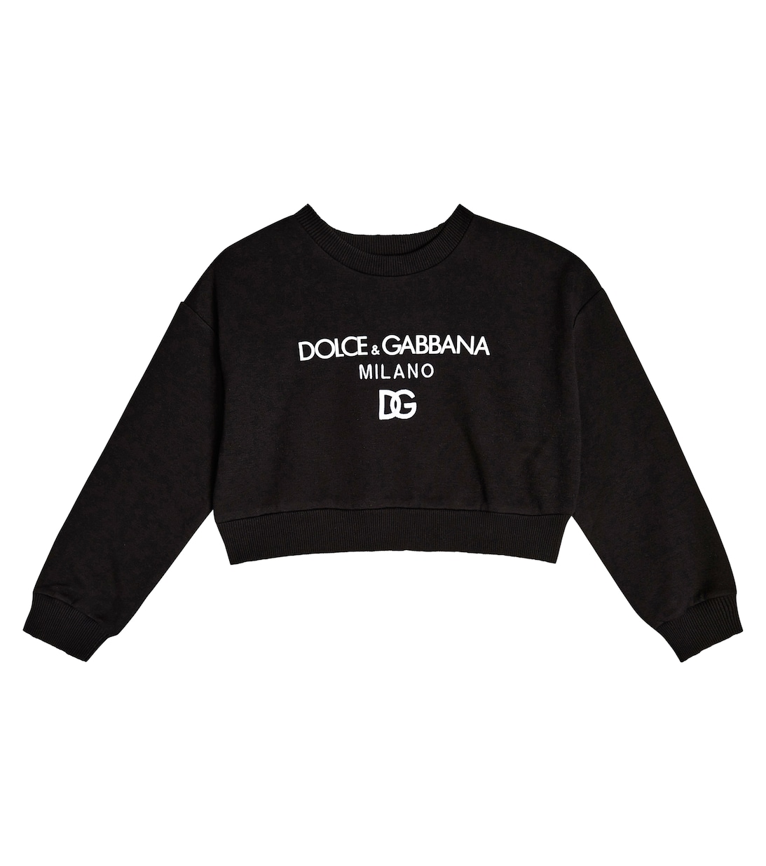 Толстовка из хлопка с логотипом Dolce&Gabbana, черный толстовка из хлопка с логотипом dolce