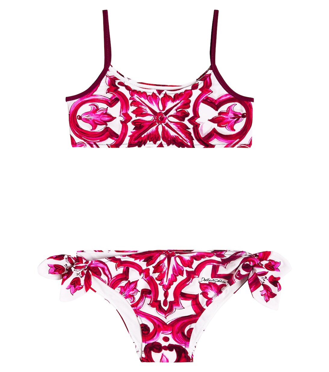 

Бикини с принтом Dolce&Gabbana, розовый