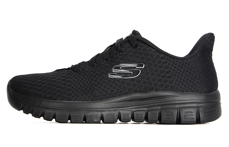 

Кроссовки Graceful Running Shoes Women's Low-top All Black Skechers