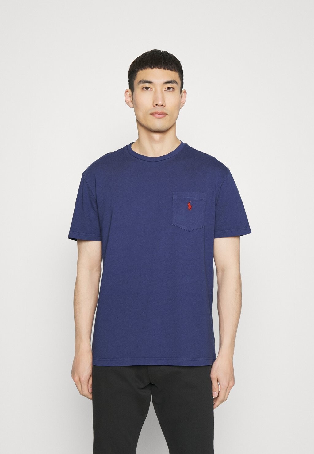 

Базовая футболка ФУТБОЛКА CLASSIC FIT COTTON-LINE POCKET Polo Ralph Lauren, темно-синий эллинг