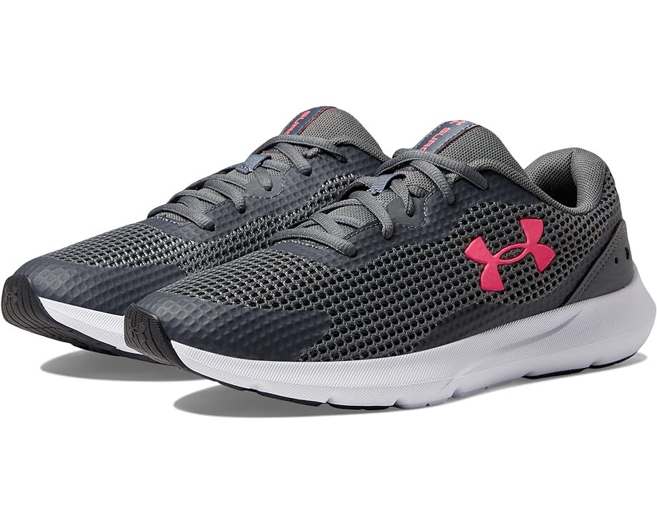 

Кроссовки Under Armour Surge 3, цвет Pitch Gray/White/Cerise