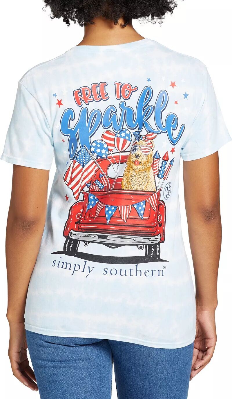 

Женская футболка с блестящим рисунком Simply Southern