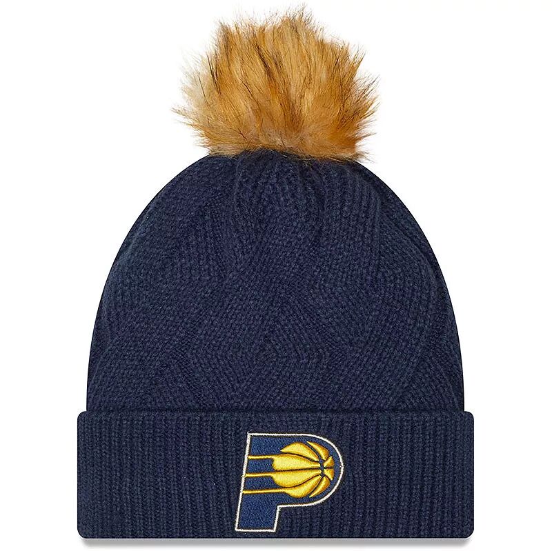 

Женская вязаная шапка New Era Indiana Pacers Snowy