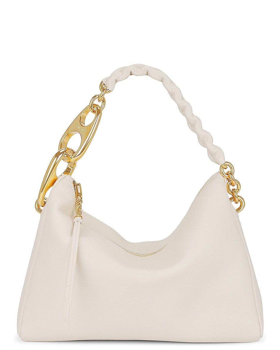 

Сумка-хобо Tom Ford Carine Large, цвет Chalk