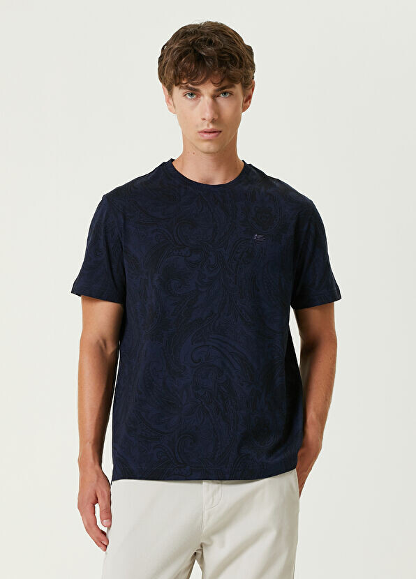 

Футболка с этническим рисунком Etro, синий