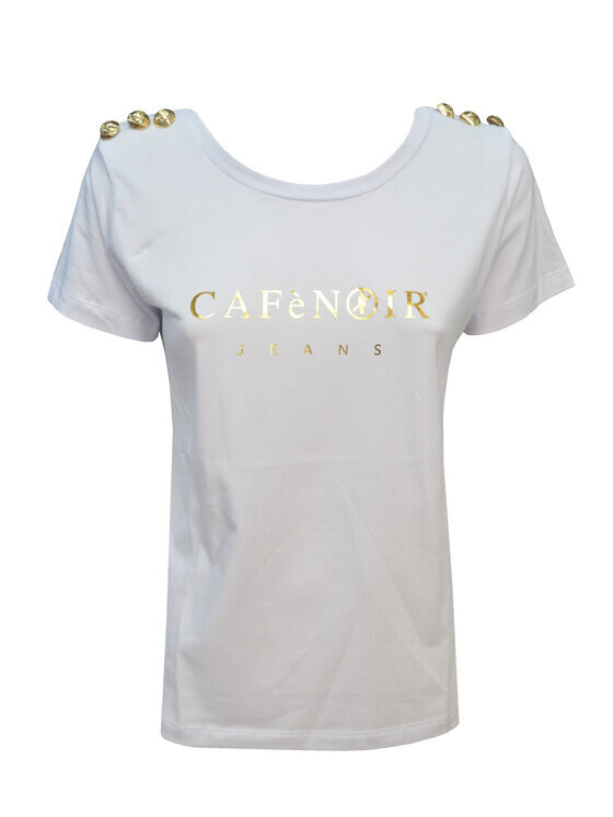 

Футболка стандартного кроя Cafènoir, белый