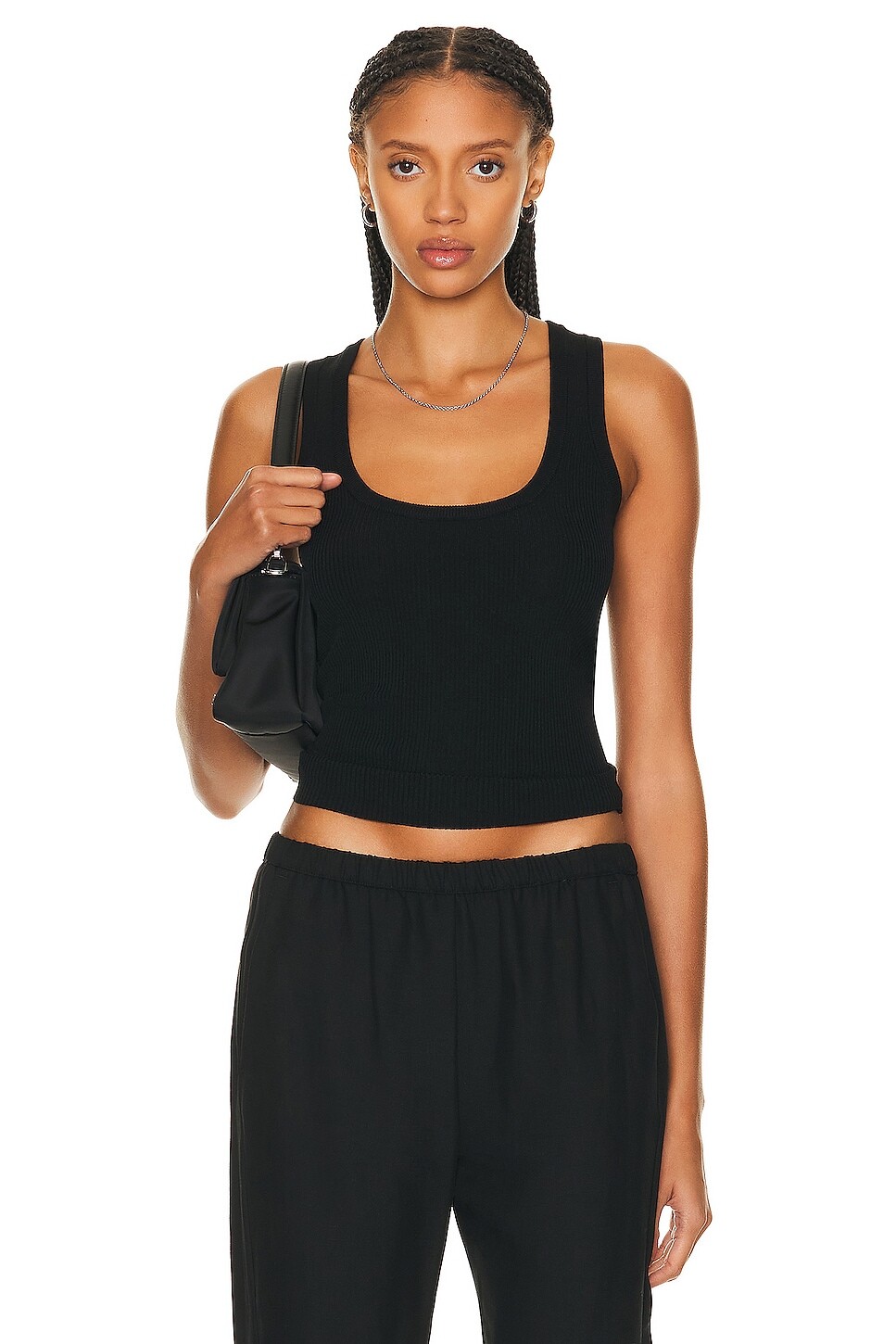 

Топ Matteau Ribbed Tank, черный