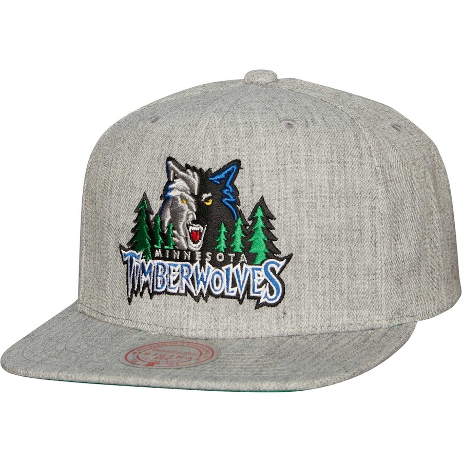 

Бейсболка Mitchell & Ness Minnesota Timberwolves, серый