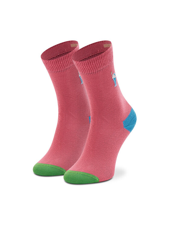 

Высокие детские носки Happy Socks, розовый