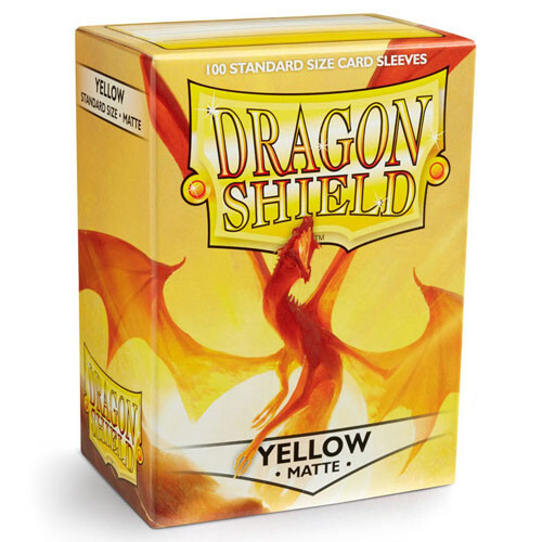 

Карточная игра Arcane Tinmen Dragon Shield Sleeves: Matte - Yellow (100)