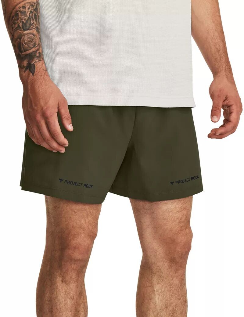 

Мужские тканые шорты Under Armour Project Rock 5 дюймов