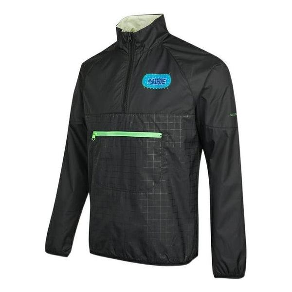 Куртка Nike NSW half-zip jacket 'Black', черный куртка nike club winter half zip fleece jacket black purple dq4881 010 черный