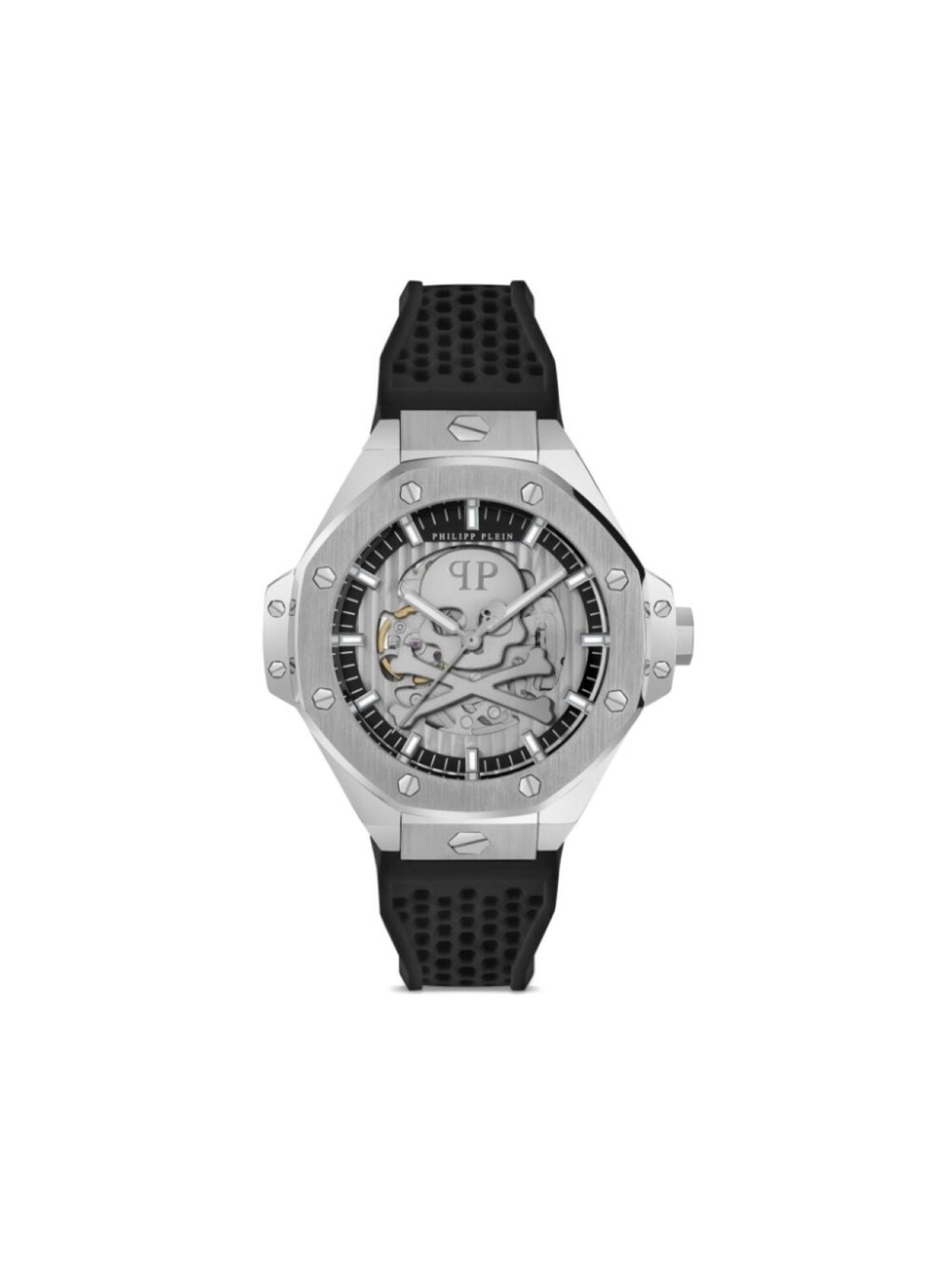 Philipp Plein наручные часы $keleton Royal 44 мм, серебристый