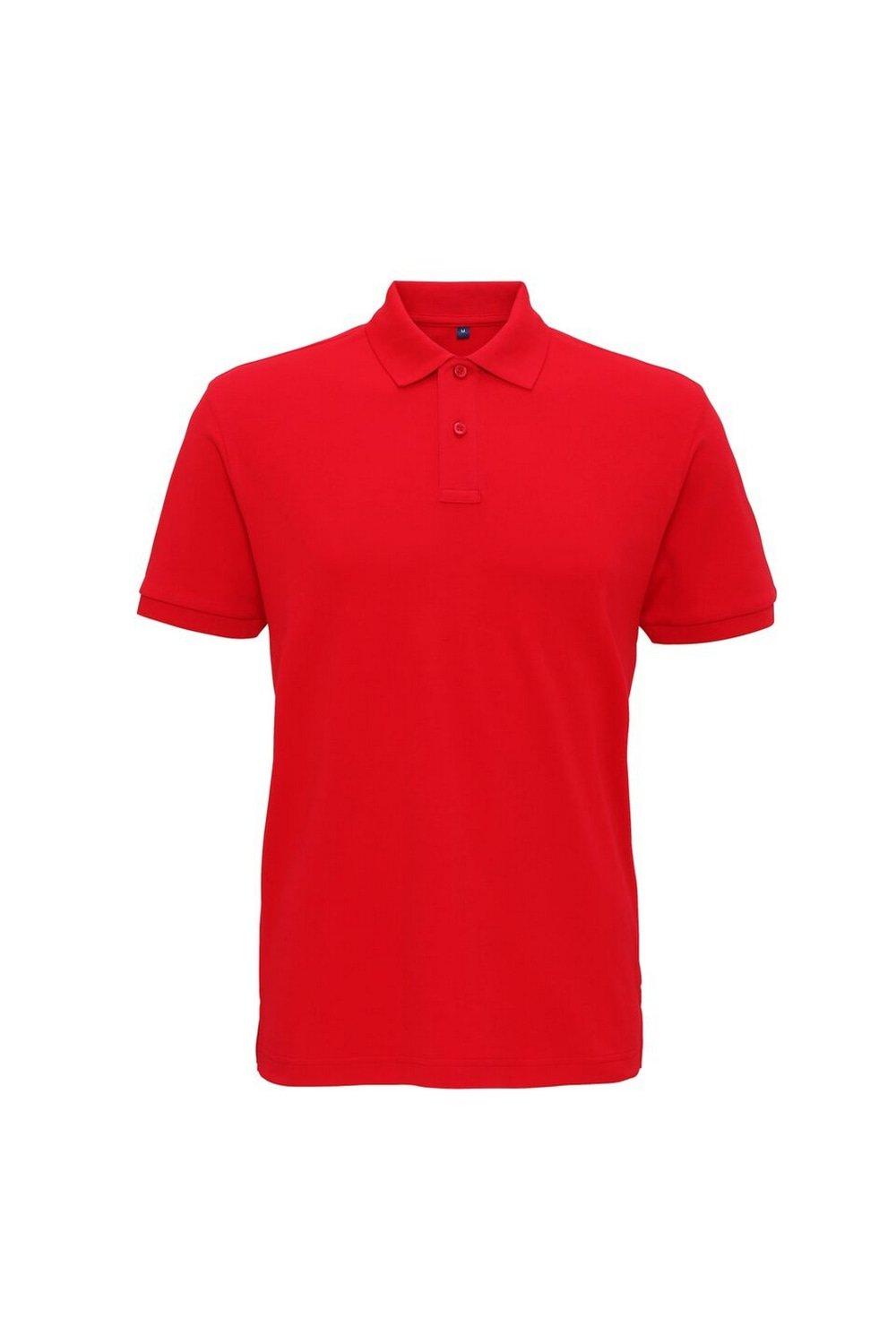 цена Супергладкая трикотажная рубашка-поло Asquith & Fox, красный