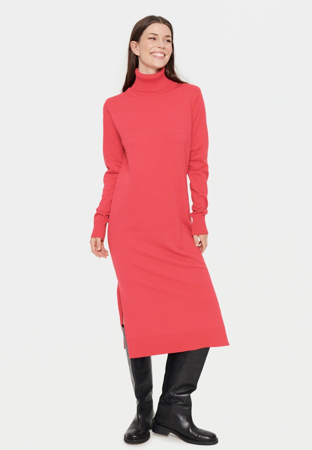 

Трикотажное платье MILASZ ROLL NECK Saint Tropez, цвет cayenne