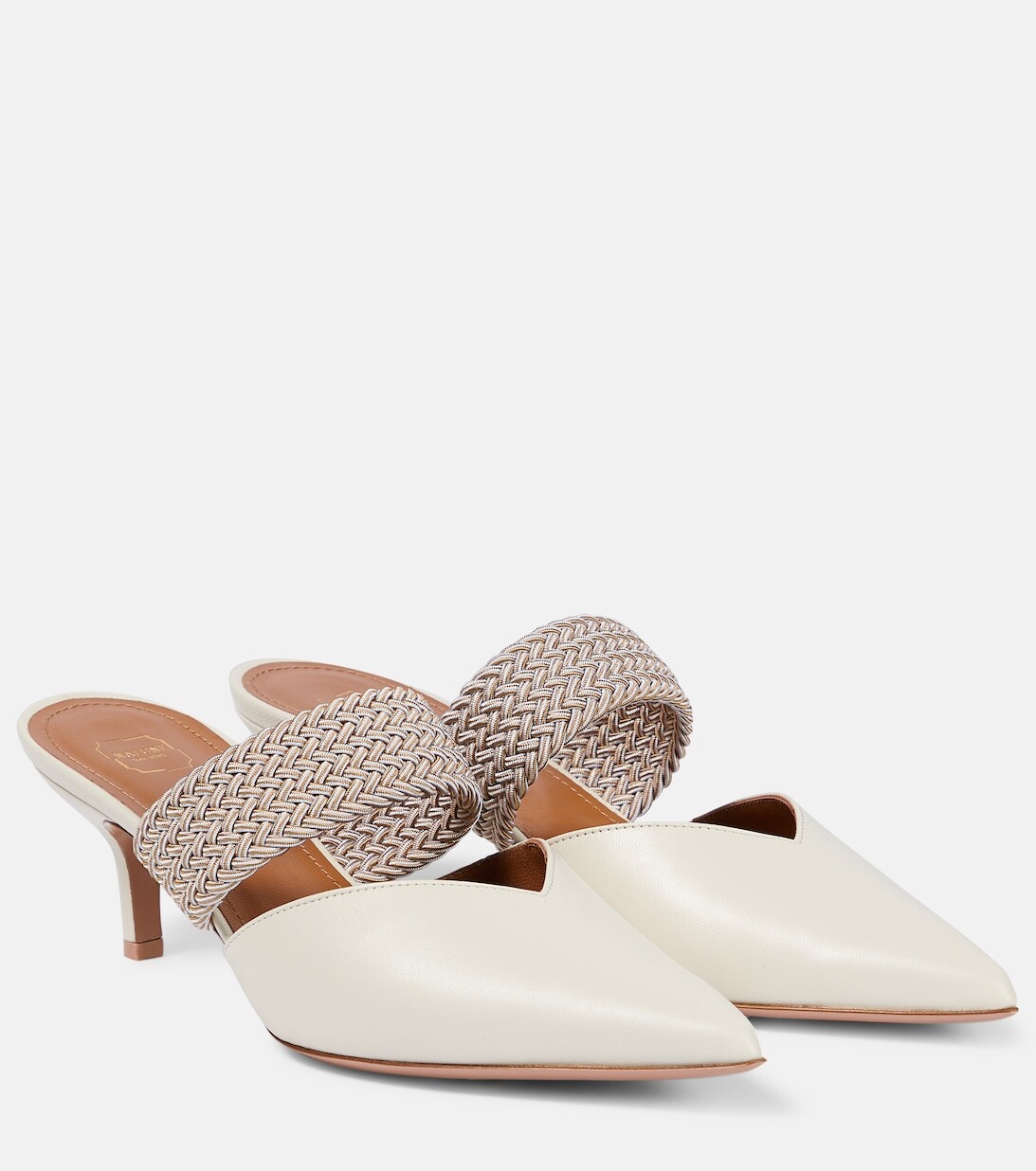 

Кожаные мюли Maisie 45 Malone Souliers, нейтральный