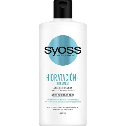 

Syoss Hydration + Кондиционер 440 мл для нормальных или сухих волос — придает гладкость, движение и блеск — как только что из салона, Henkel IbeRica S.A