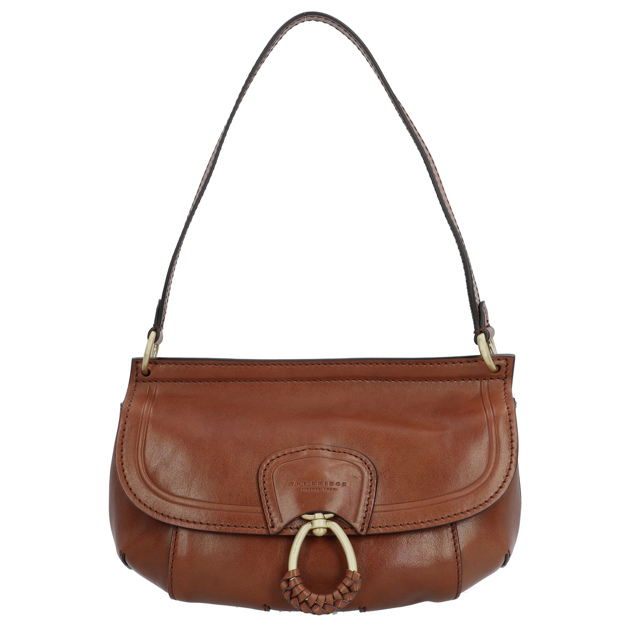 

Сумка через плечо The Bridge Erica Leder 28 cm, цвет marrone