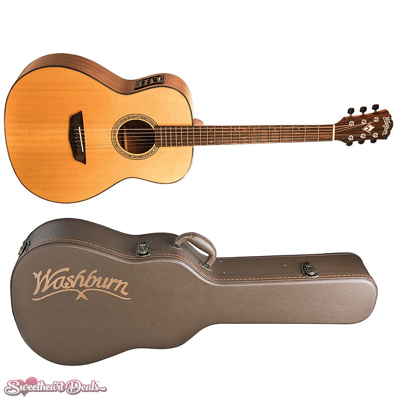 Акустическая гитара Washburn Woodline 100 Series | WLO100SWEK Acoustic - Electric Guitar oirlv jewlery display tray solid wood