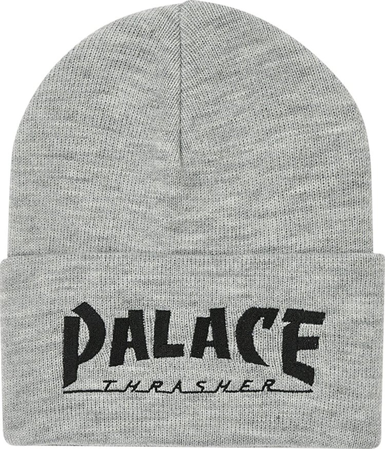Шапка Palace x Thrasher 'Grey Marl', серый цена и фото
