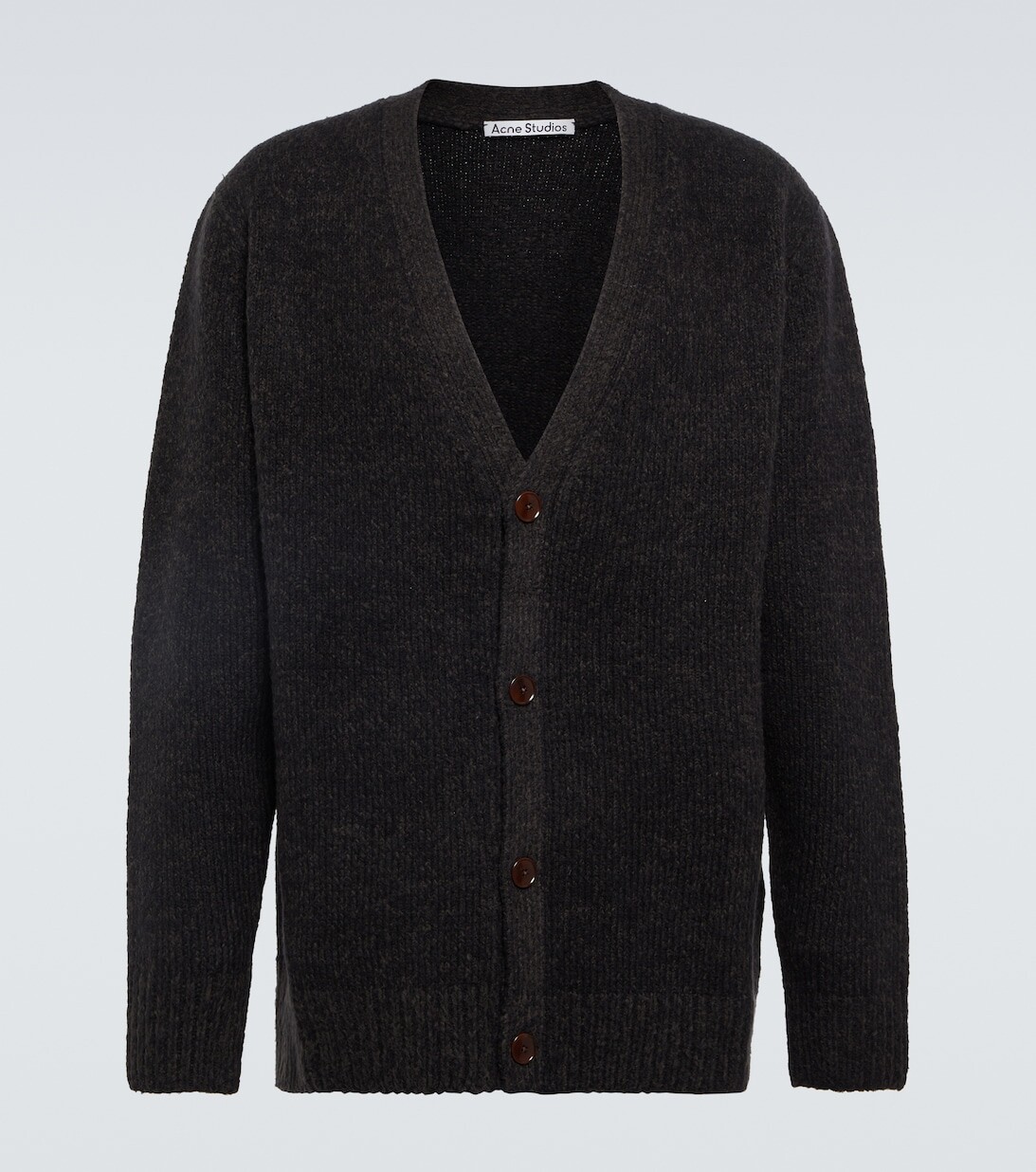 

Кардиган из смеси шерсти и хлопка Acne Studios, черный