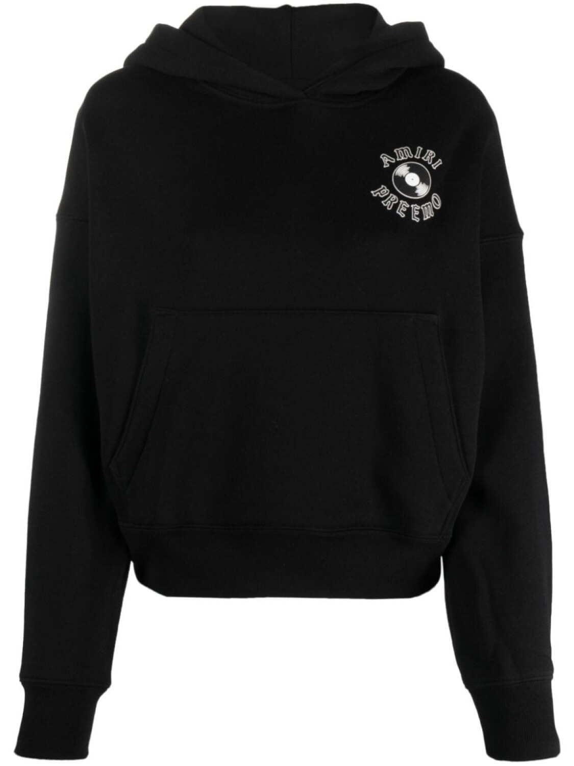 

AMIRI Premier Records Cocoon cotton hoodie, черный
