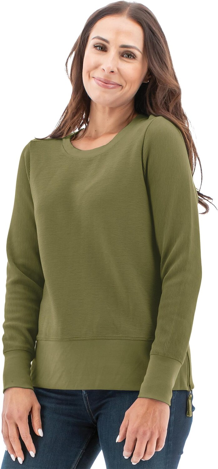 

Толстовка Hazelton Crew Neck Aventura Clothing, цвет Olive Branch