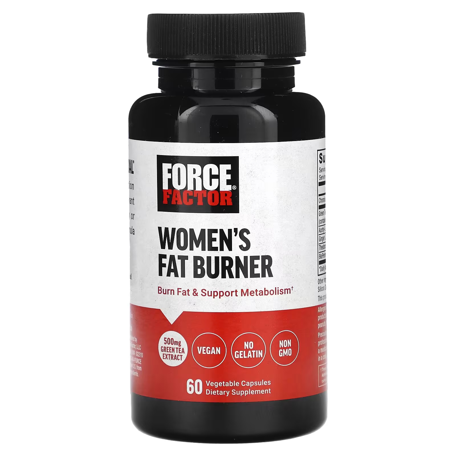 Пищевая добавка Force Factor Fat Burner, 60 капсул