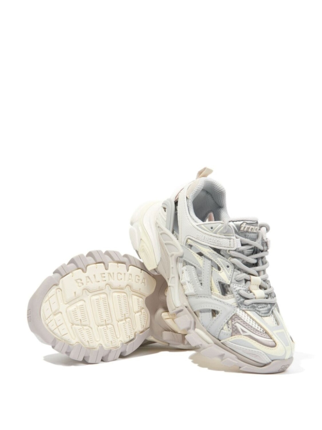 

Кроссовки Balenciaga Kids Track 2 со вставками, серый