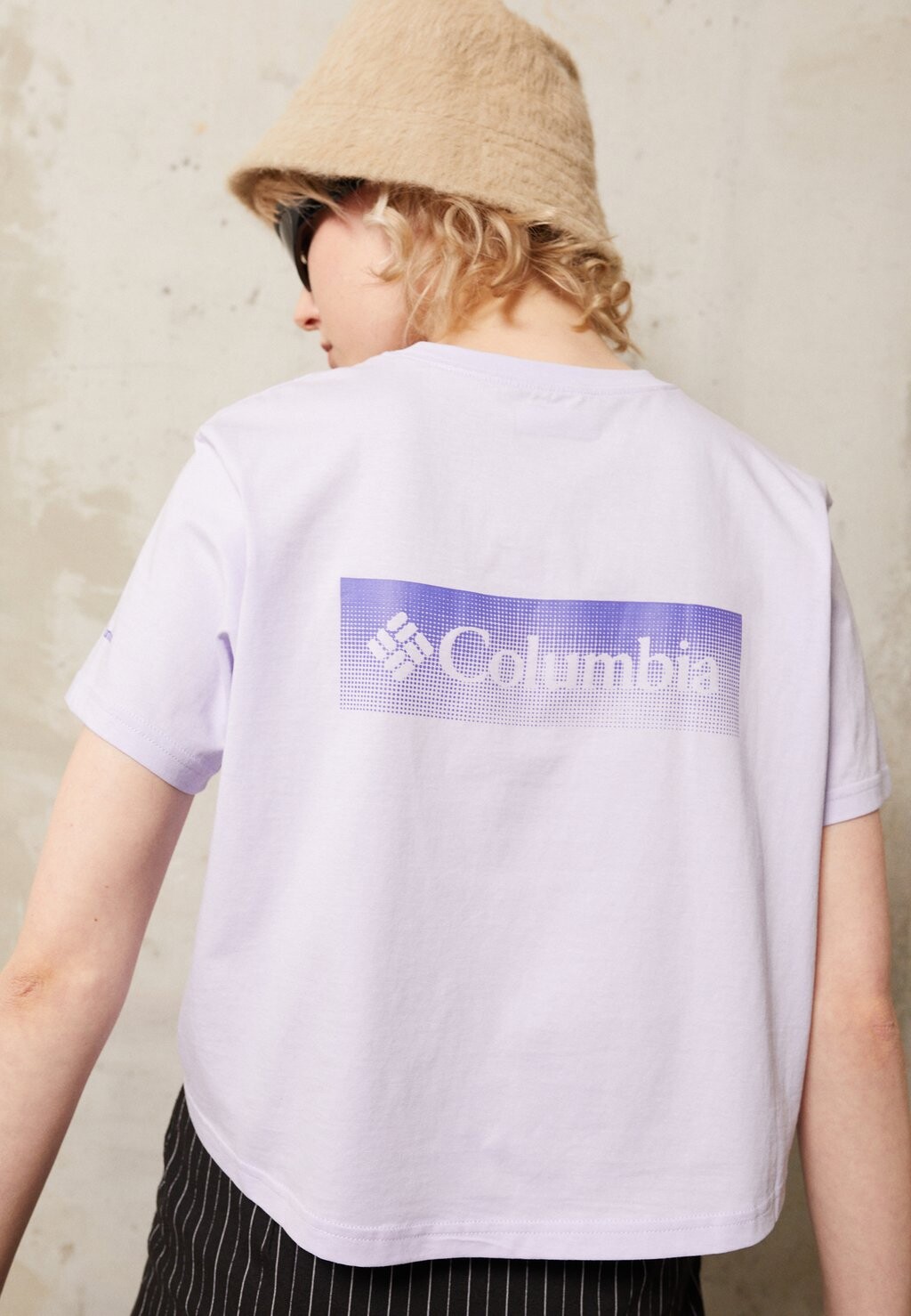 

Футболка с принтом Columbia, Серый