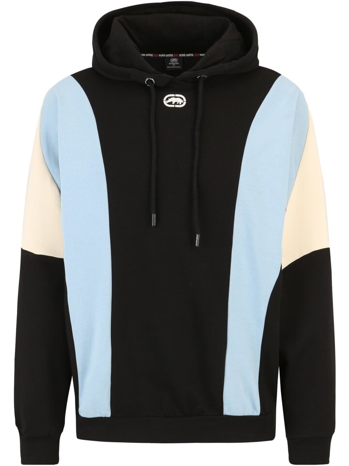 

Толстовка с капюшоном Ecko Unltd, цвет black/blue/offwhite