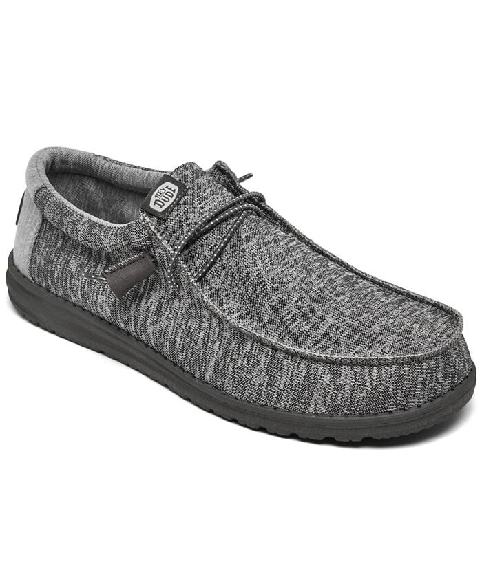 

Мужские повседневные трикотажные мокасины Wally Sport от Finish Line Hey Dude, черный