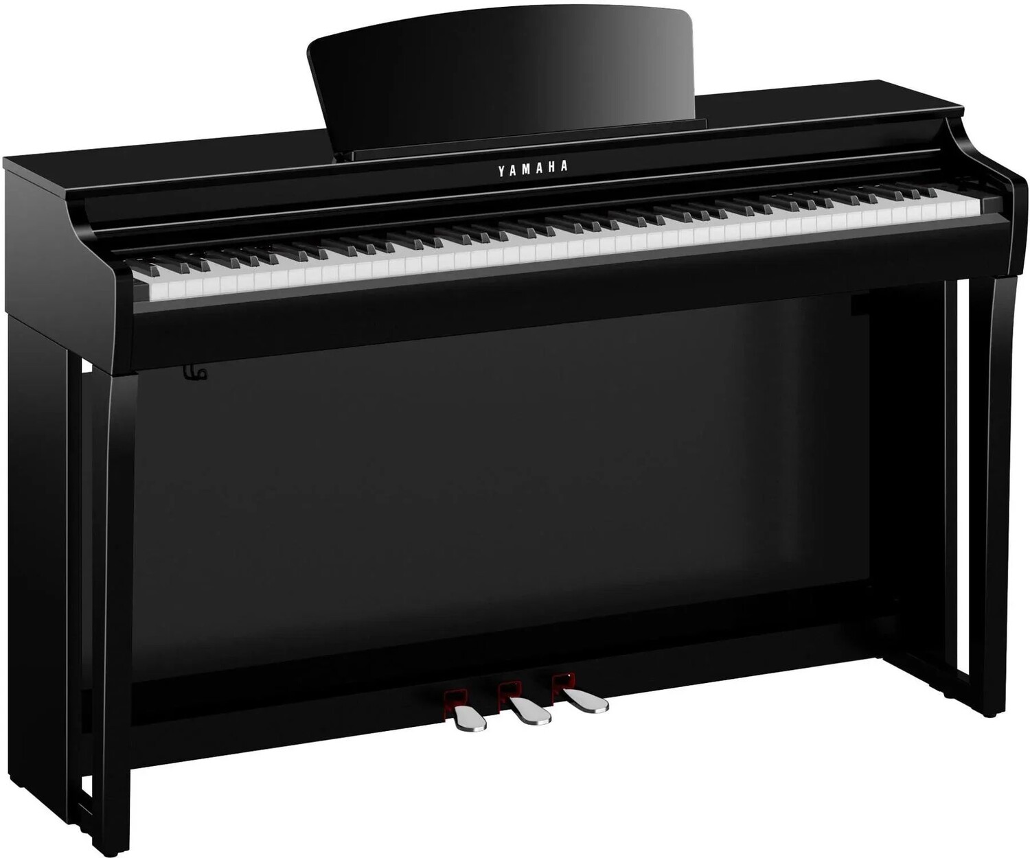 

Цифровое пианино Yamaha Clavinova CLP-725 со скамейкой — отделка полированное черное дерево