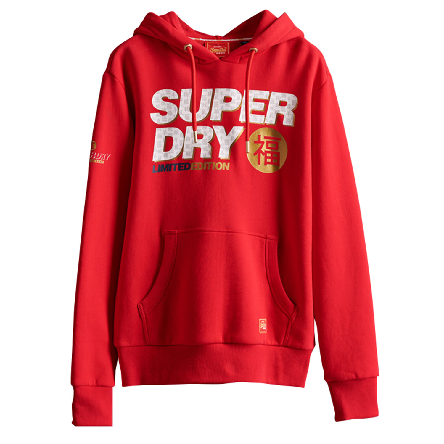 

Толстовка Superdry CNY Hood, красный