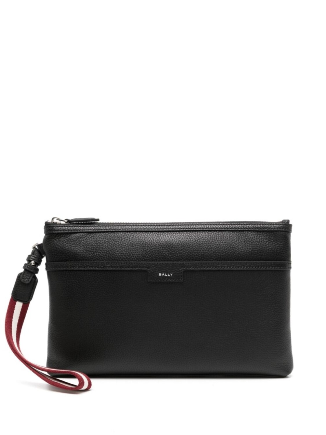 

Bally полосатый ремешок клатч сумка, черный