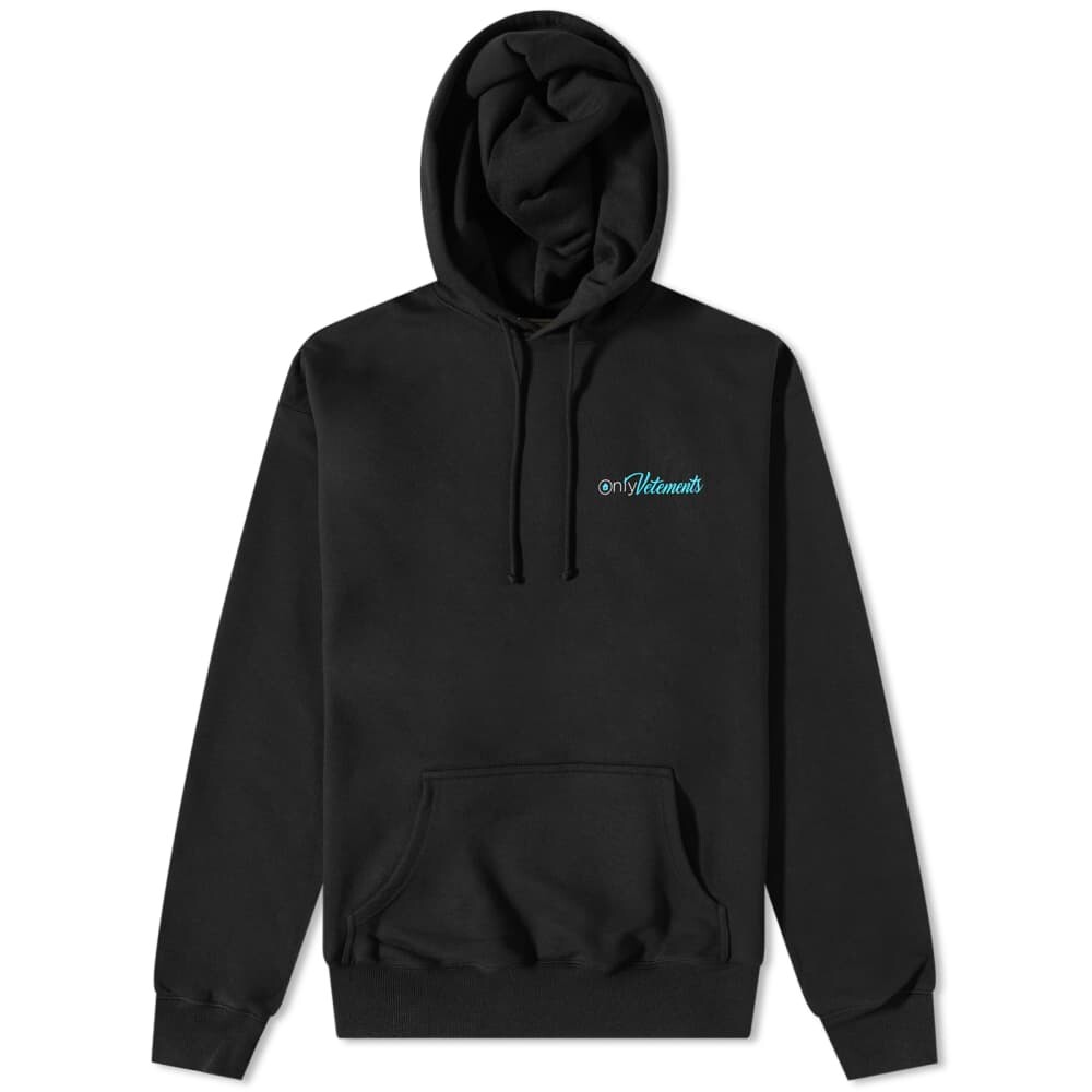 

Vetements Худи Only Vetements, черный
