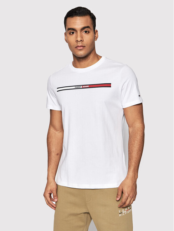 

Футболка стандартного кроя Tommy Jeans, белый