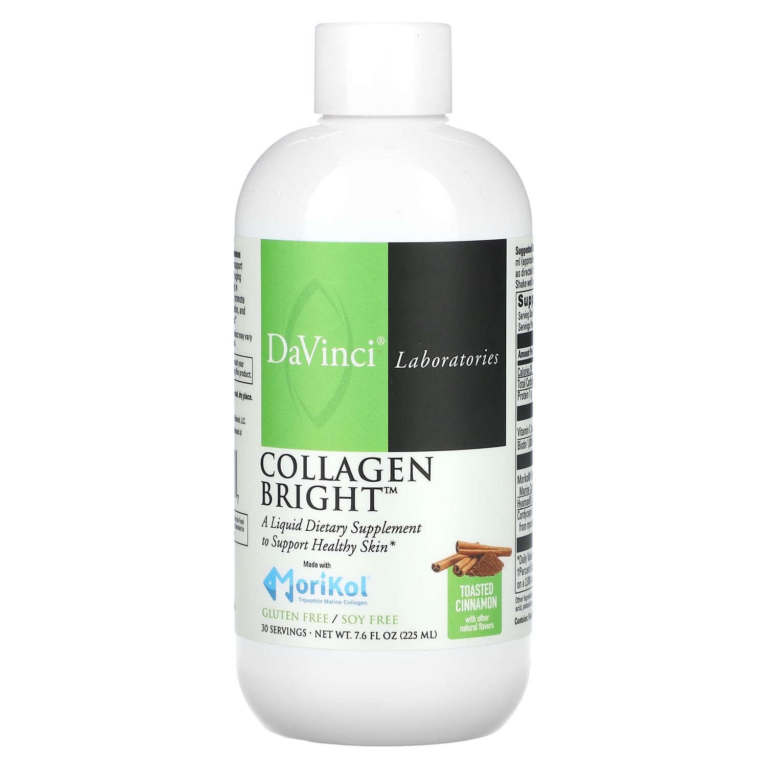 

Collagen Bright, обжаренная корица, 225 мл (7,6 жидк. Унции), DaVinci Laboratories of Vermont