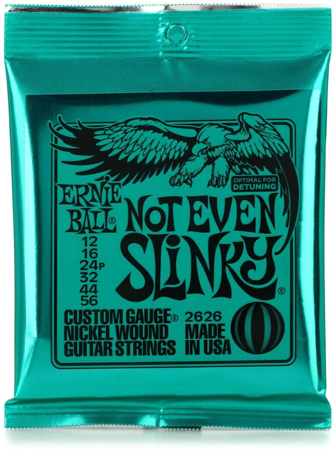 

Струны для электрогитары Ernie Ball 2626 Not Even Slinky с никелевой обмоткой — .012-.056