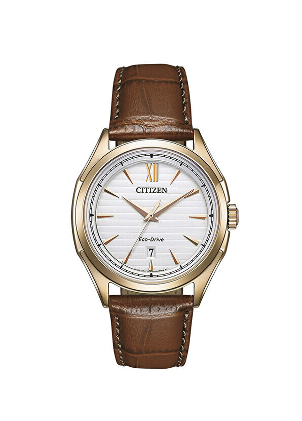 

Мужские наручные часы GTS с кожаным ремешком aw1753-10a Citizen, коричневый