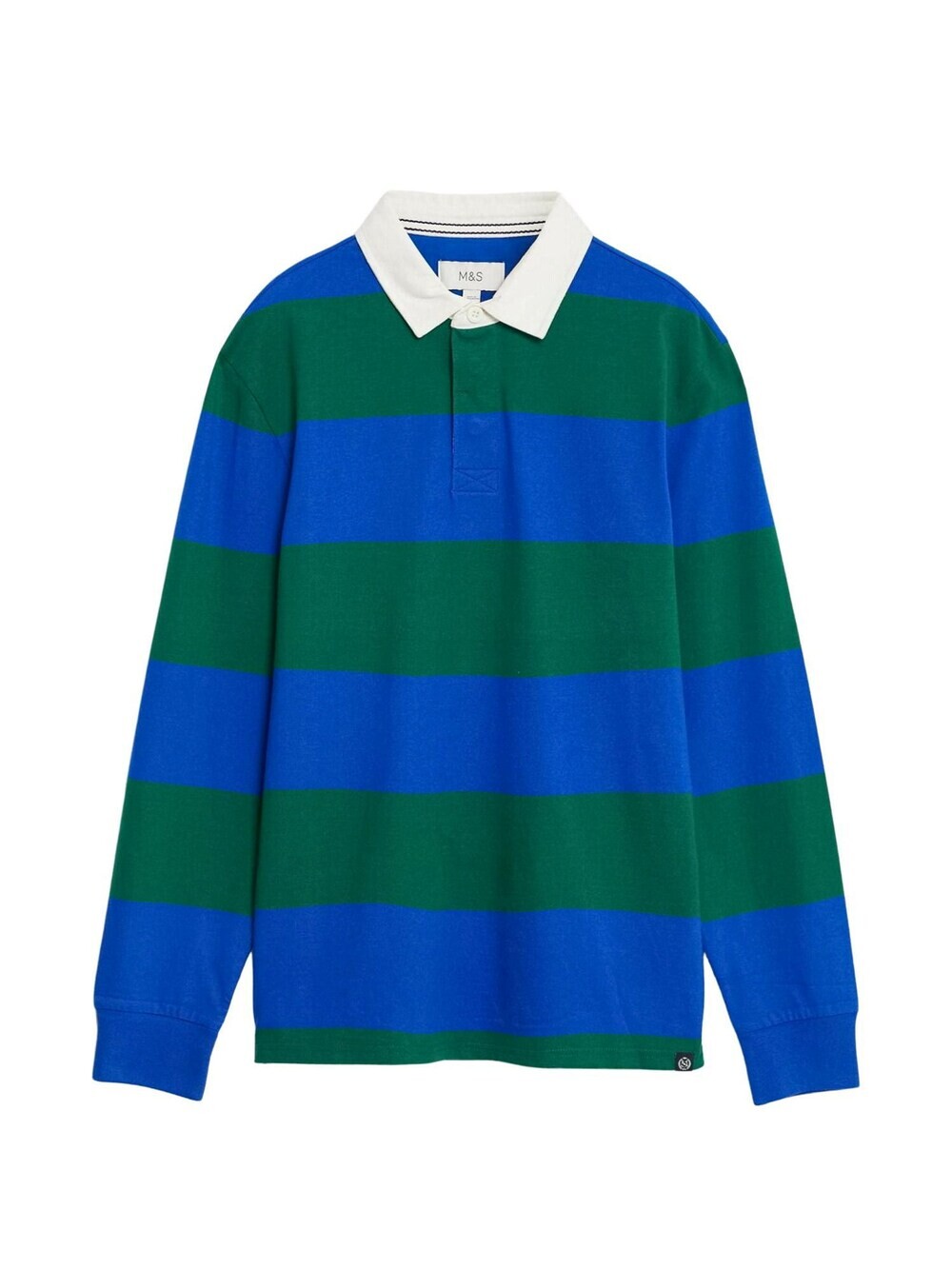 

Футболка Marks & Spencer Rugby, королевский синий/темно-зеленый