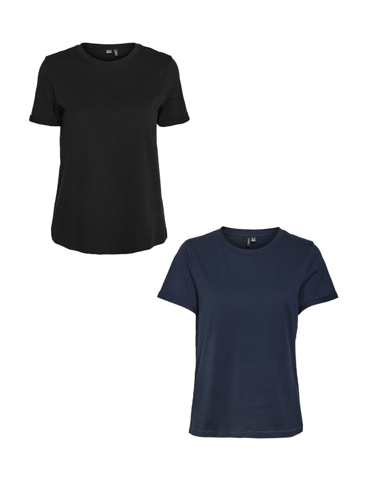 

Футболка Vero Moda VMPAULA, цвет schwarz-blau
