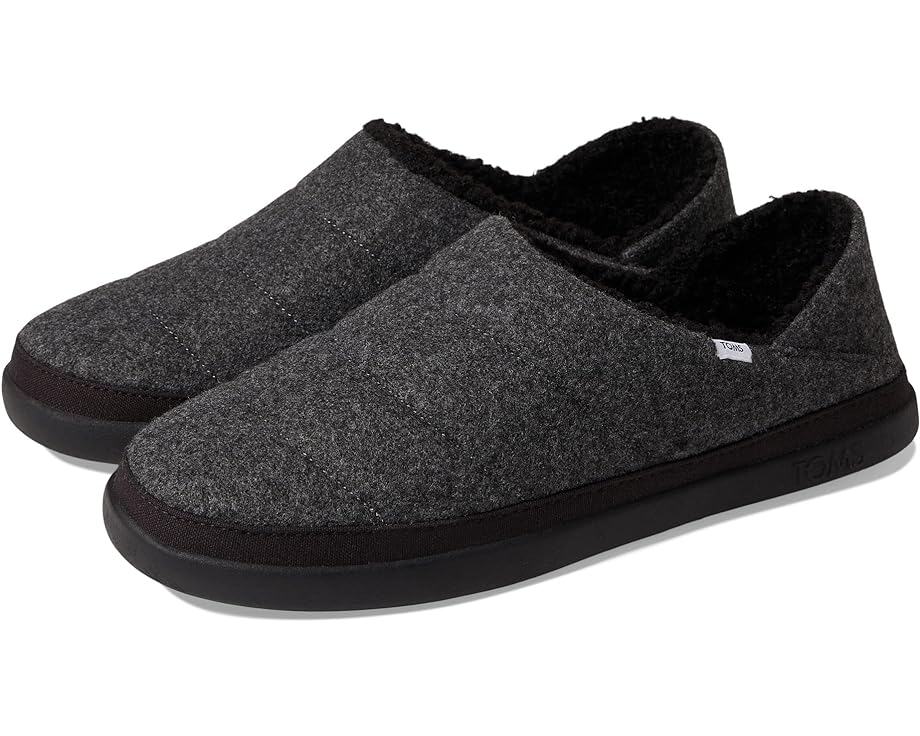 цена Тапочки TOMS Ezra, цвет Black Mélange Felt