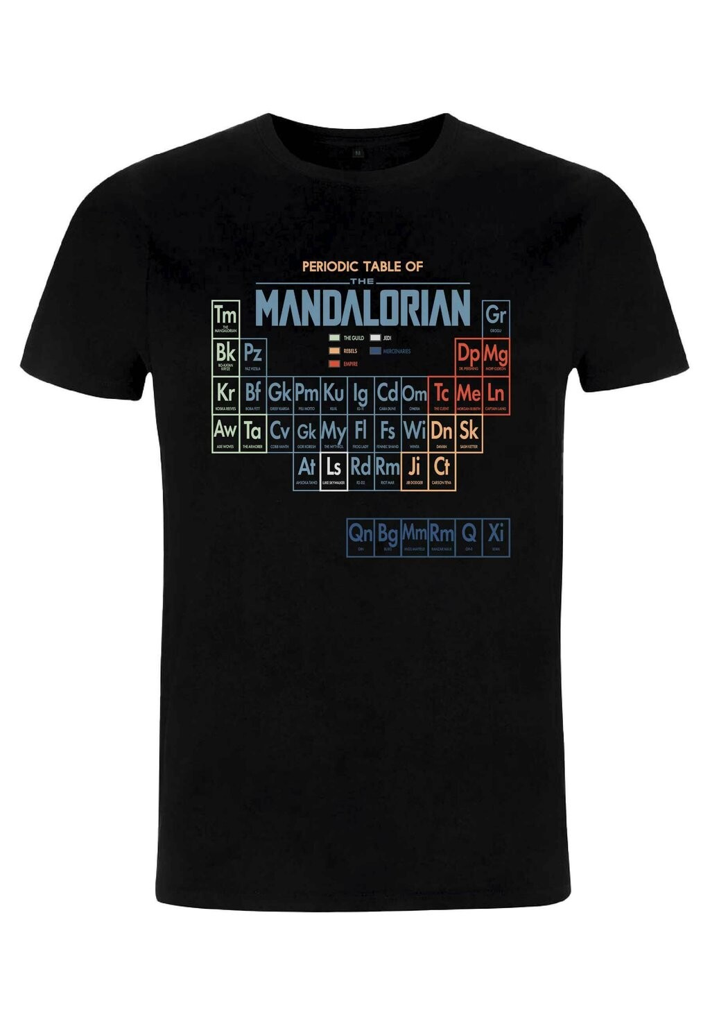

Футболка с принтом STAR WARS THE MANDALORIAN TABLE OF MANDO Star Wars, черный
