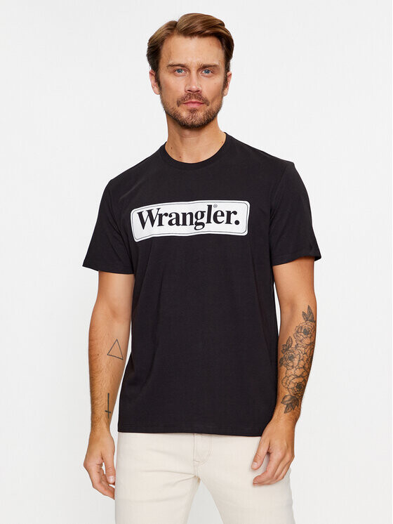 

Футболка стандартного кроя Wrangler, черный